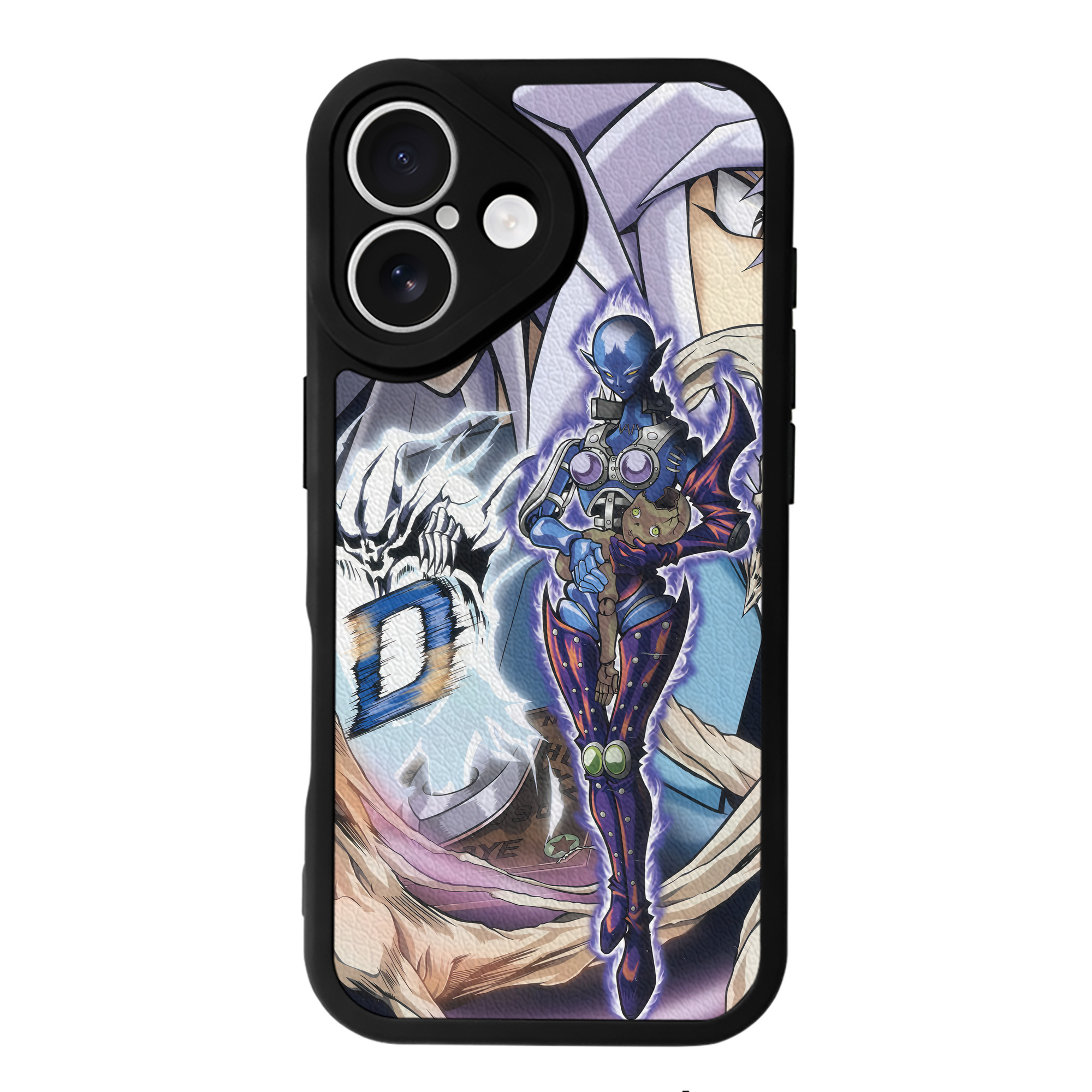 （画像用） 遊☆戯☆王 Yu-Gi-Oh! 【iPhone 16シリーズ対応】シリコンスマホケース（レザー調） 材質：シリコン